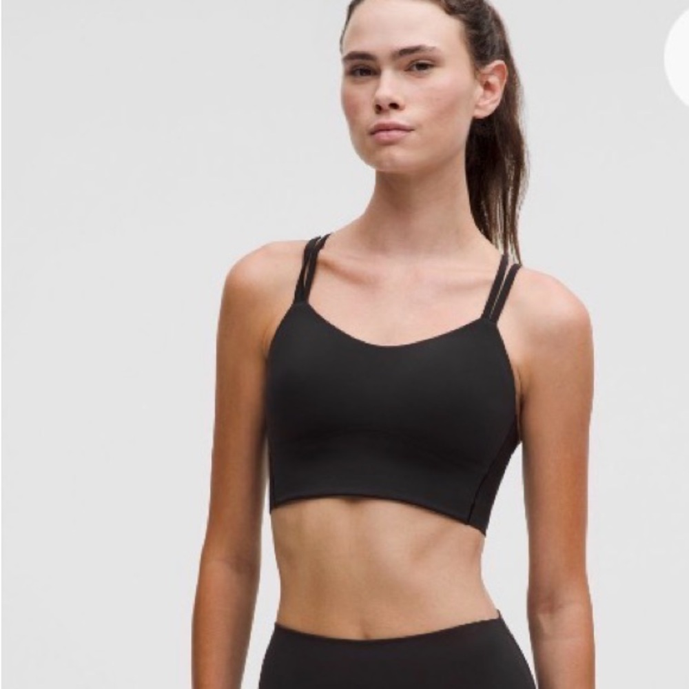 lululemon athletica Black Double-Strap Sports Bra